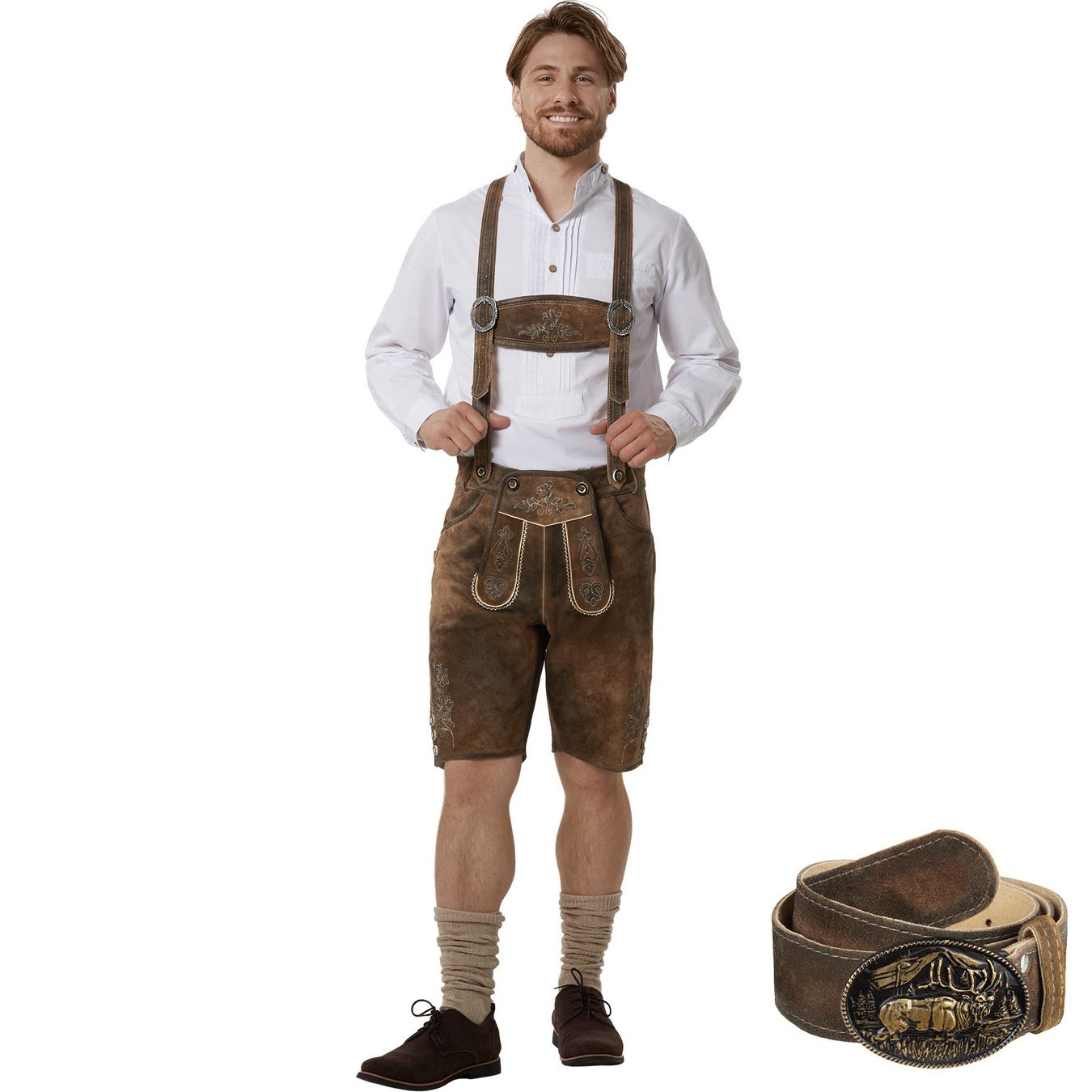 Costumi: Lederhose Jonathan 48 – Nuovo (secondo la descrizione) da Murten venduto da Roland.Kemmer.AG