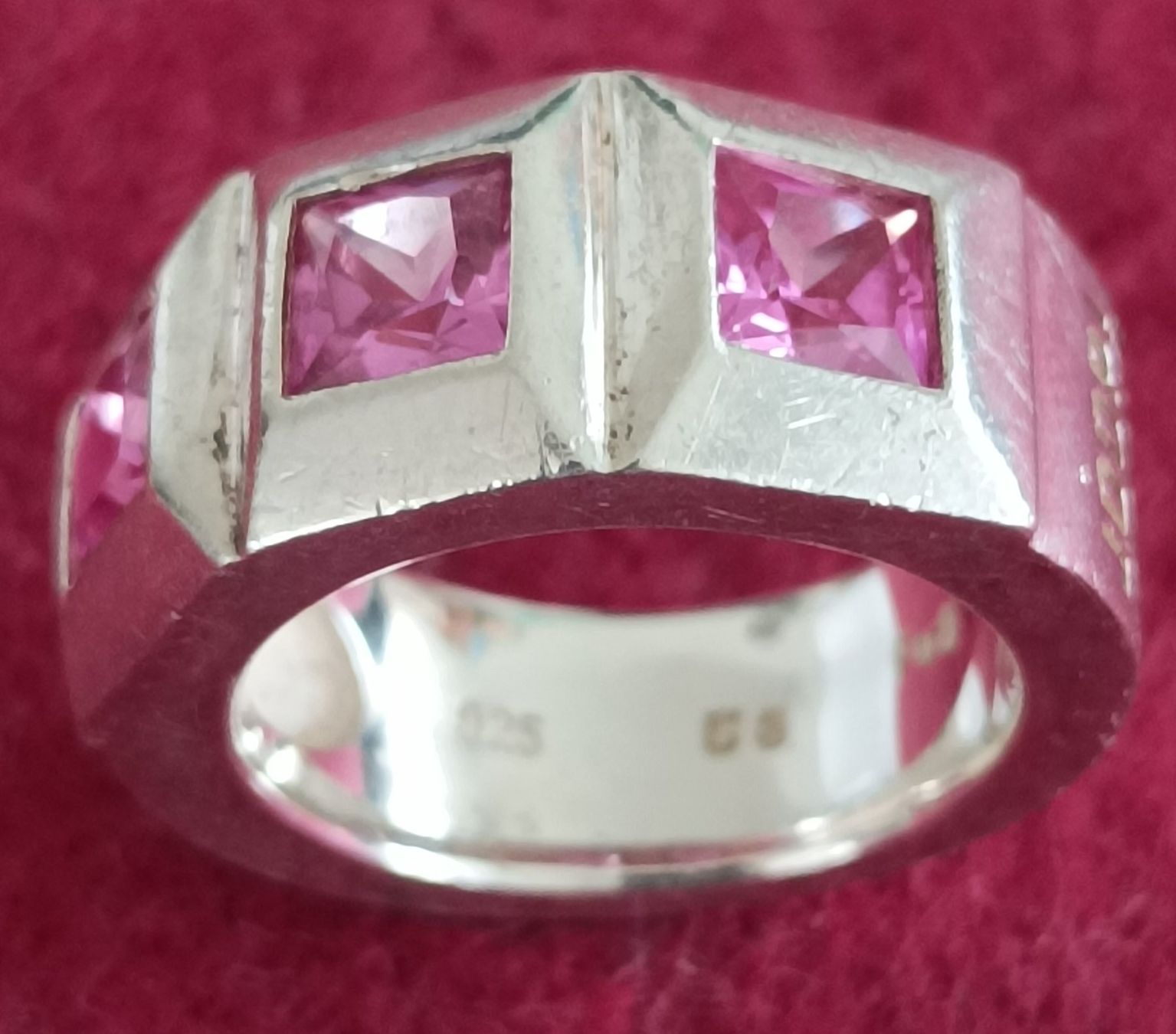Joop Ringe: Ring JOOP! mit pinken Steinen – Gebraucht aus Buchs/SG von ori_k6tq 1