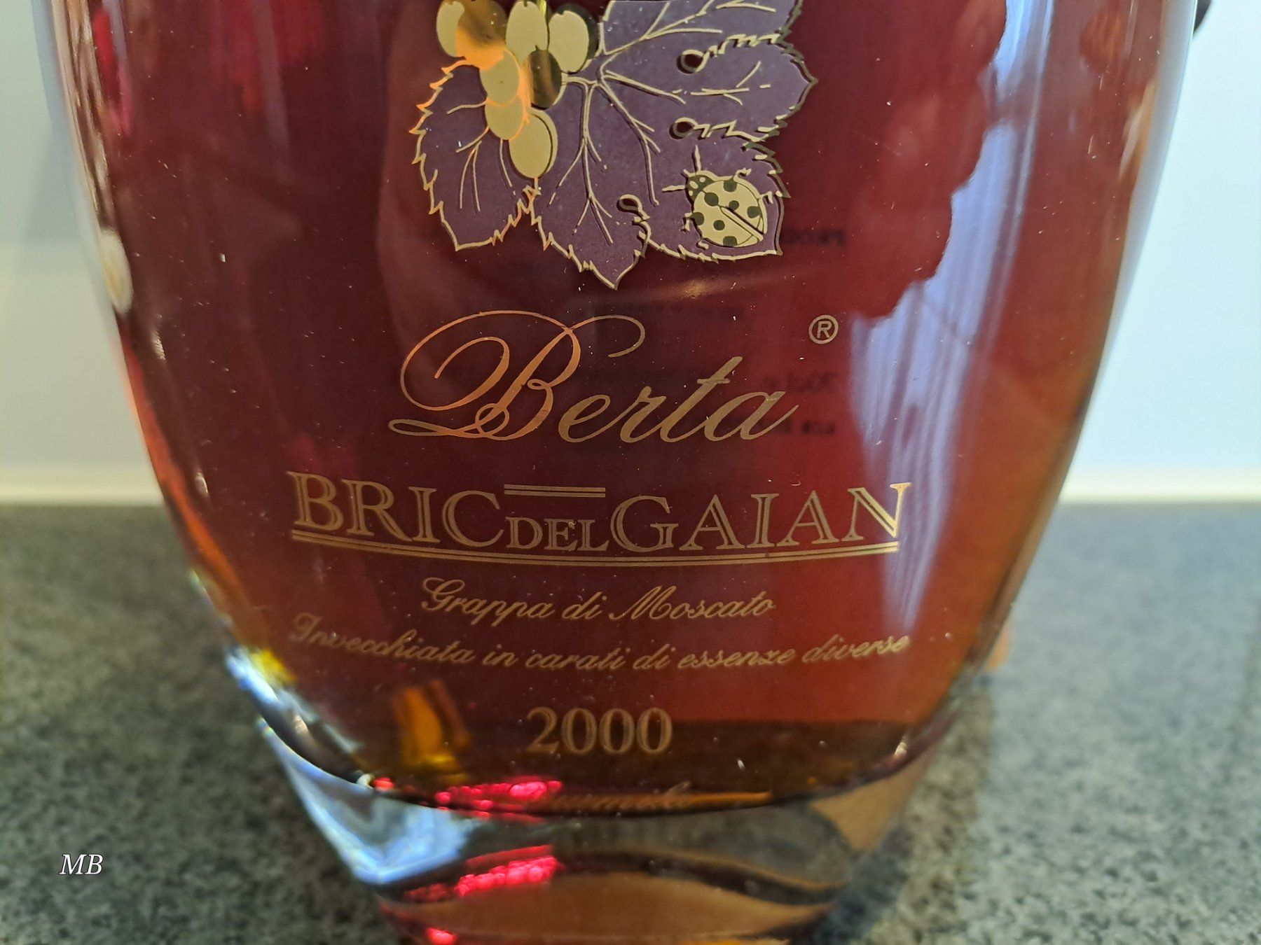 Berta Bevande alcoliche: Berta Grappa BRICDELGAIAN 2000 mit OHK – Nuovo e nell'imballaggio originale da Elsau venduto da Kellerraeumung 3