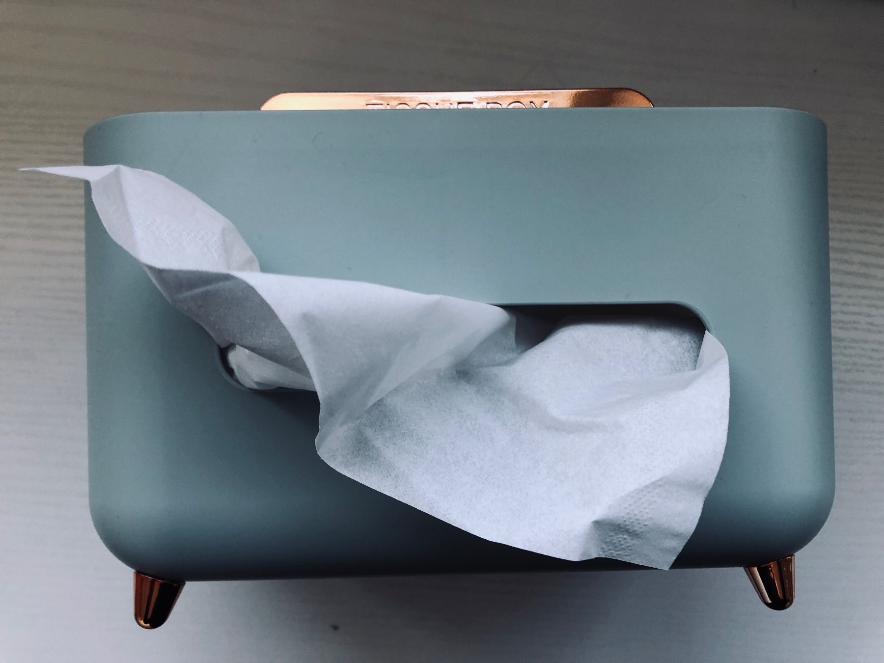 Recipients et similaires: Tissue Box / Taschentuchbox hellgrün, neu – Neuf (Voir description) à Arlesheim par leyRum4.5 1