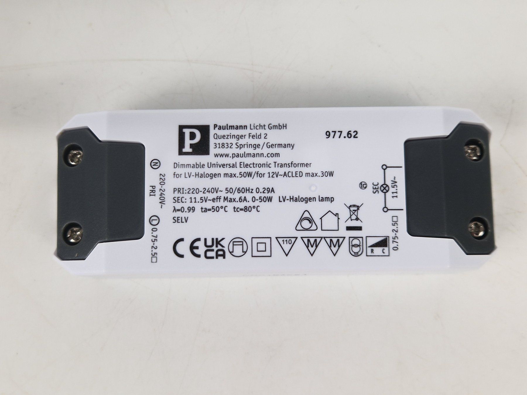 Paulmann Elektronikbauteile: PAULMANN LED Trafo 12V~ – Neu (gemäss Beschreibung) aus Muhen von Restwert_Muhen 1