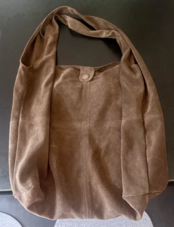 Wildledertasche