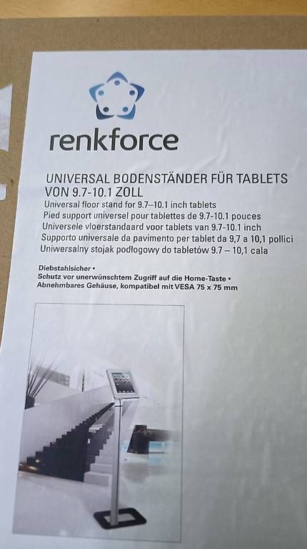 Altro in Decorazioni & Accessori: Tablet-Bodenständer von Renkforce – Usato da Cham venduto da THE_AUDIOFORUM-CH
