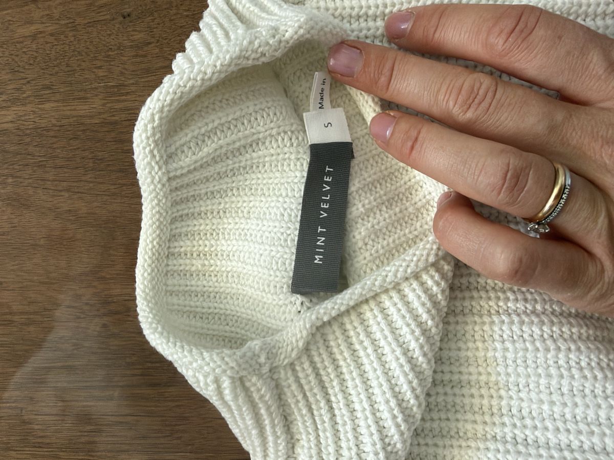 Maglioni & Felpe: Mint Velvet Pullover weiss Groesse S Baumwollmischung – Usato da Meilen venduto da ana_qaz 1
