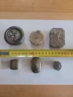 Anciens piluliers / boîtes à pilules (argent, métal, étain)