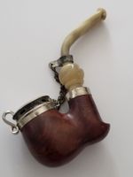 Bauer Pfeife BRUYERE  mit Deckel und Kette