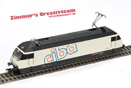 Märklin Re 460 «CIBA» Ref. 3450, H0, WS, OVP + Papiere