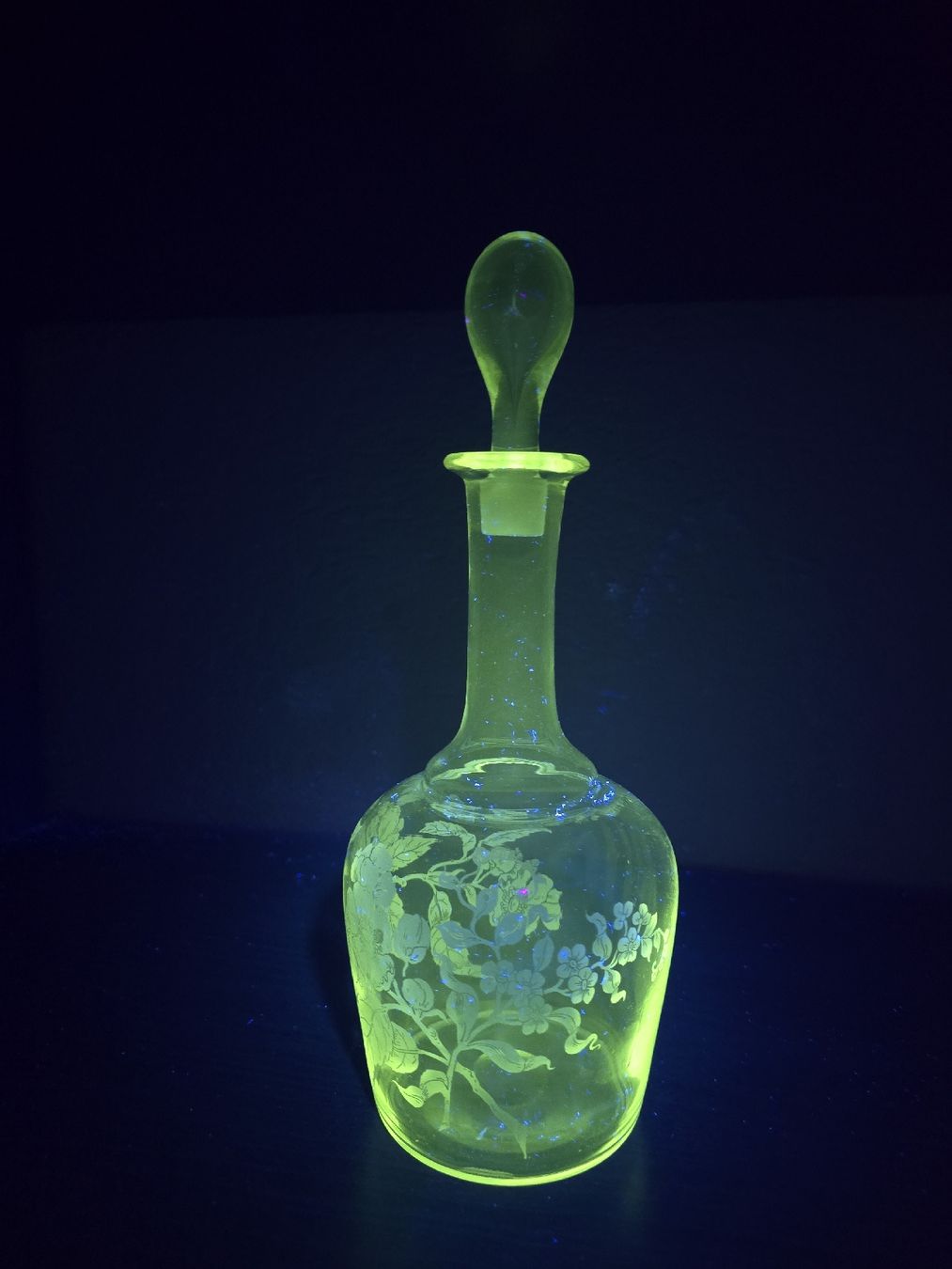 Caraffe: antike Glaskaraffe mit Stopfen *Uranglas* – Usato da Flamatt venduto da Tyrael01 9