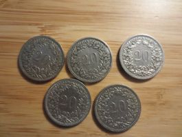 Münzen Lott 20 Rappen Nr. 2