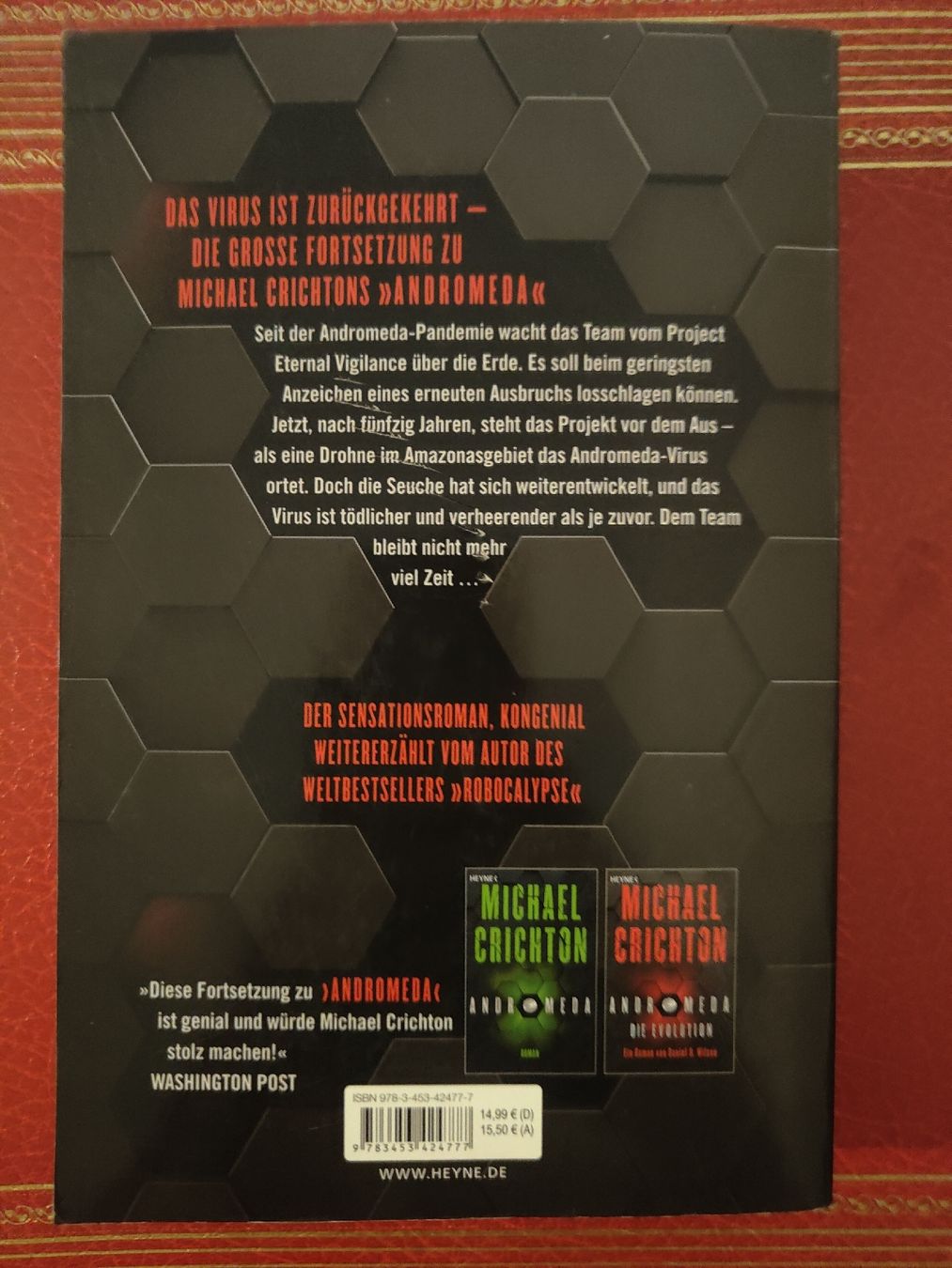Libri: Michael Crichton - Andromeda Die Evolution Roman 2020 – Usato da Gossau SG venduto da mog_2q7f 1