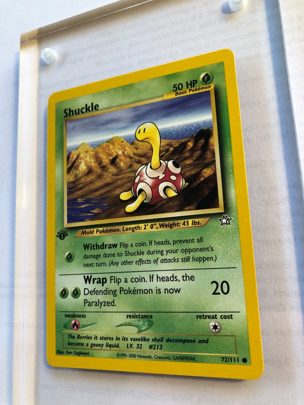 Sammelbilder & Trading cards: Shuckle 1st Neo Genesis - MINT - ab 1.- – Gebraucht aus Giubiasco von dan_pr8b 2