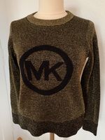 MICHAEL KORS Damen Pullover, Gr. XXS, Schwarz/Gold
