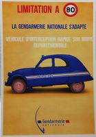 CITROËN 2CV - La Gendarmerie Nationale s'adapte