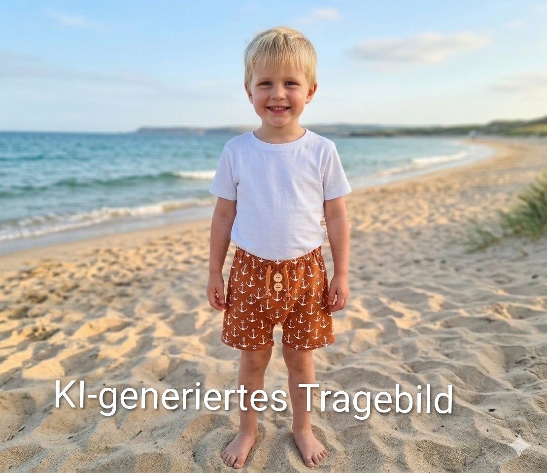 Pantaloni: Sommerliche handmade Shorts /Shorty – Nuovo e nell'imballaggio originale da Bänk (Dägerlen) venduto da Quatschdachs