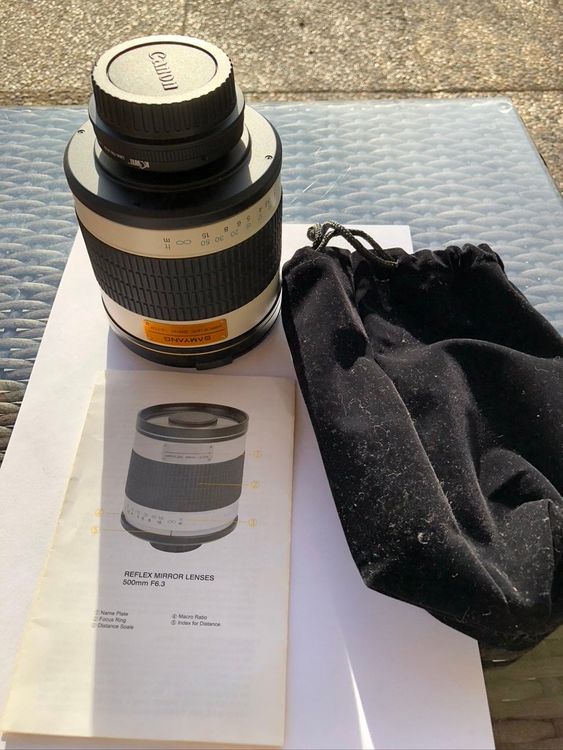 SAMYANG-Canon Reflex Mirror Lenses 500mm F1,63 DX wie Neu!! | Kaufen ...