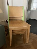 4 Massivholz Stühle