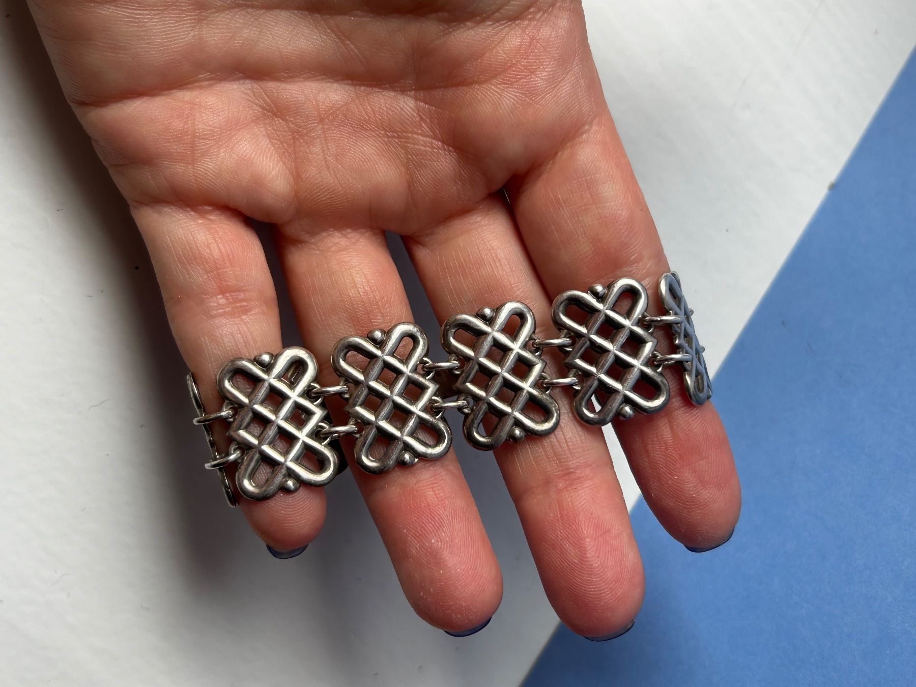 Bracciali & Braccialetti: Silber Armband, Vintage, BREZEL 18cm – Usato da Laufen venduto da belleskulptur 3
