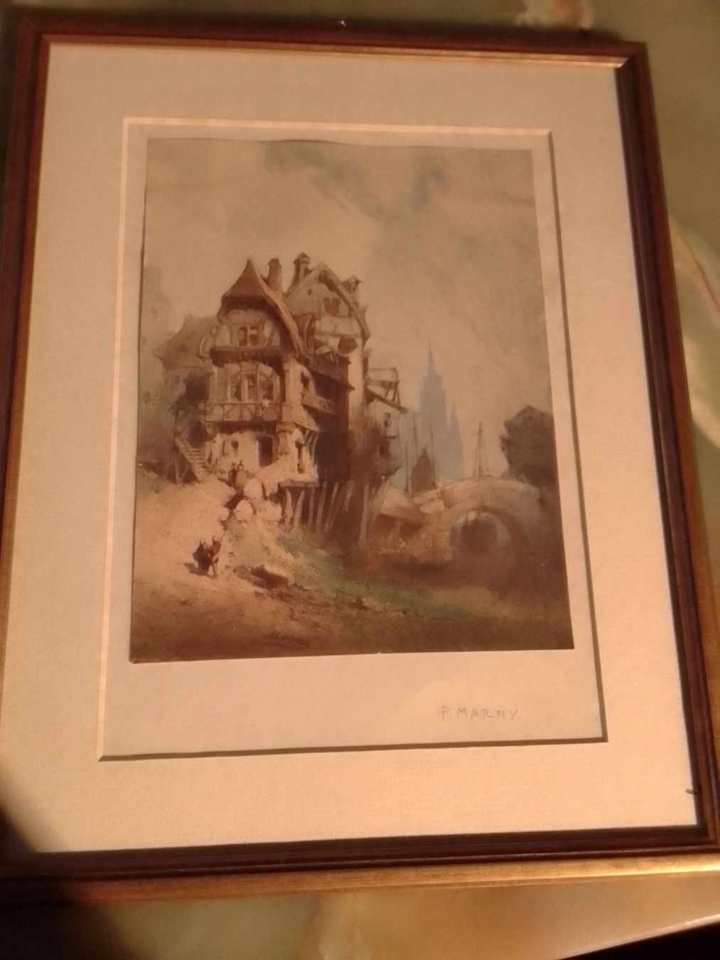 Dipinti: Aquarelle signé Paul Marly – Usato da Lausanne venduto da bad_fg6d