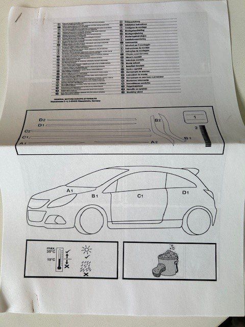 Tutte le decorazioni: Opel Corsa D Schweizer Flagge Dekor-Kit – Nuovo e nell'imballaggio originale da Niedergösgen venduto da Marti019 3