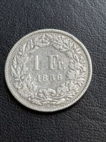 Monnaie Suisse 🇨🇭 1fr 1886 argent 