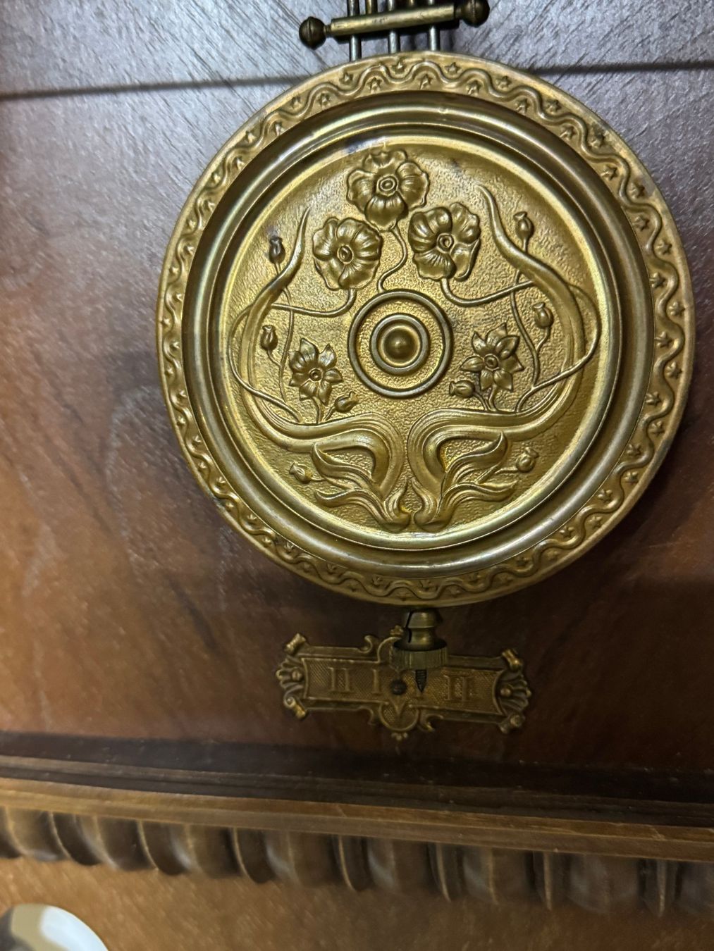 Orologi: grosse  antike alte Wanduhr Jugendstil – Usato da Schönenwerd venduto da Comtoise 4