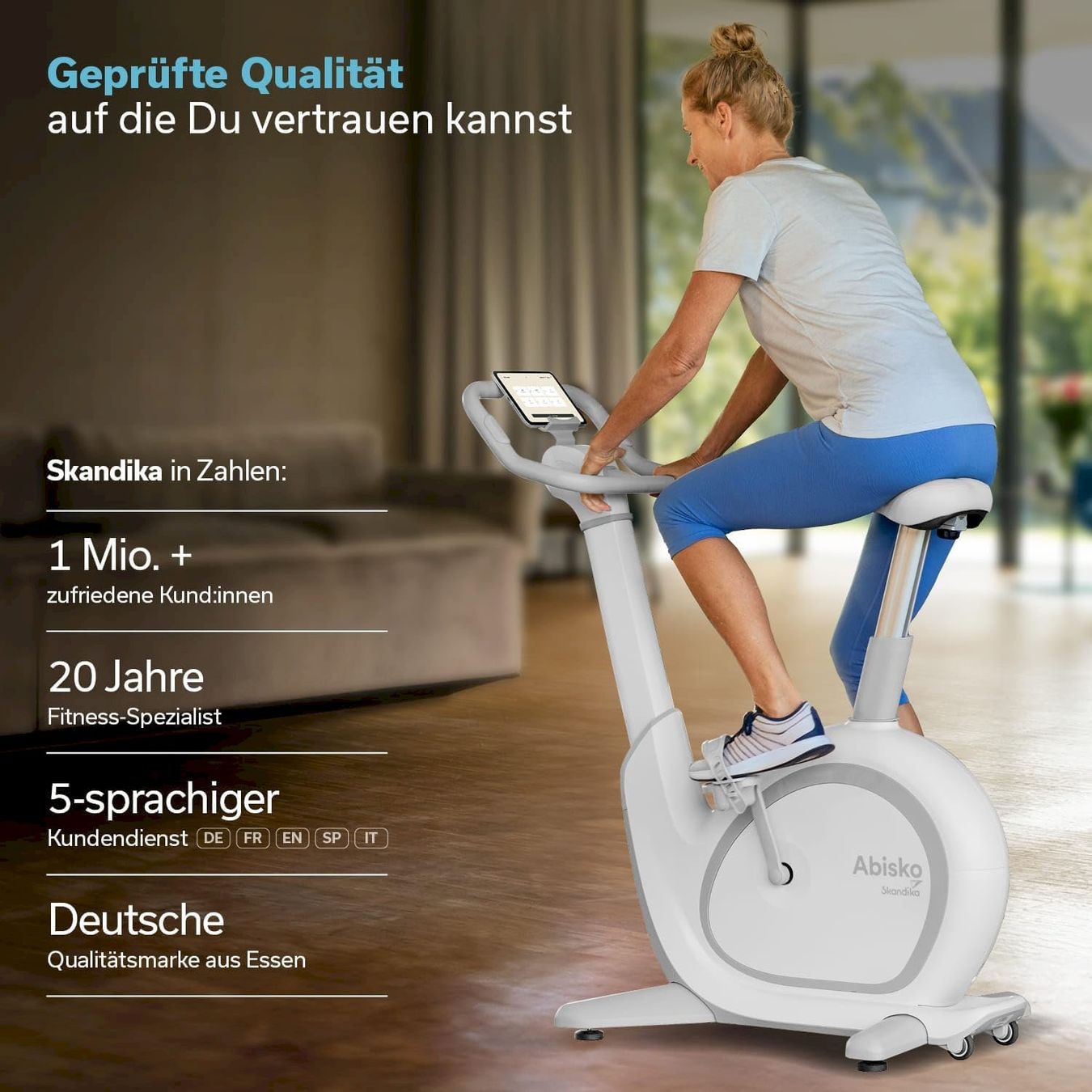 Hometrainer: Skandika Ergometer Abisko Weiß – Nuovo e nell'imballaggio originale da Bottighofen venduto da zaap 6