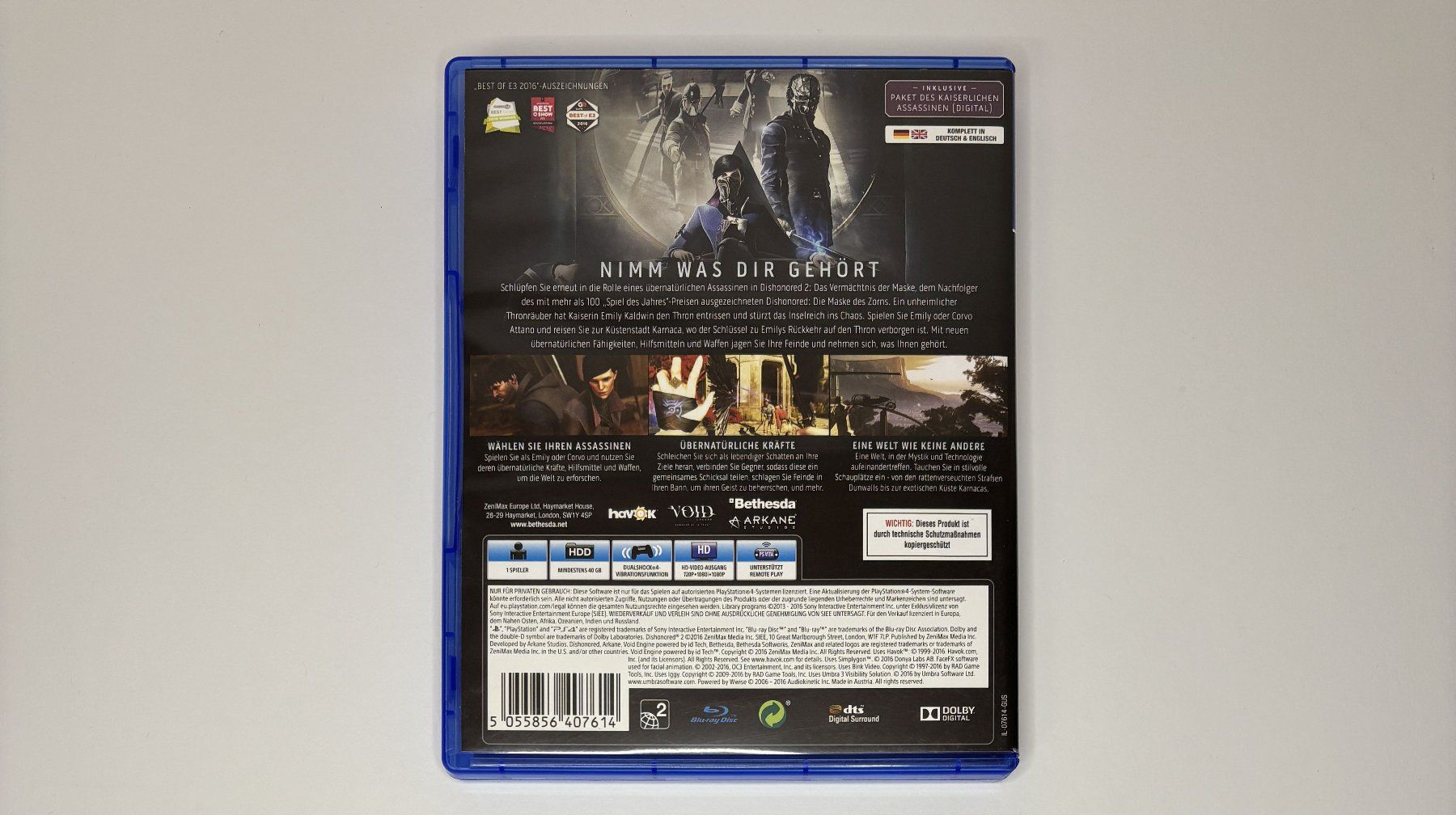 Giochi: PS4 - Dishonored 2 – Usato da Allschwil venduto da Bullach 2