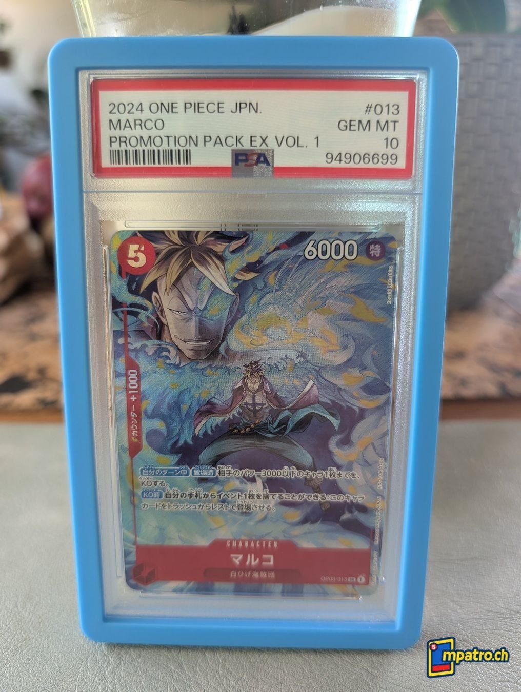 PSA 10 One Piece Marco OP03-013 JP + Protector (Usato) a Baden per
