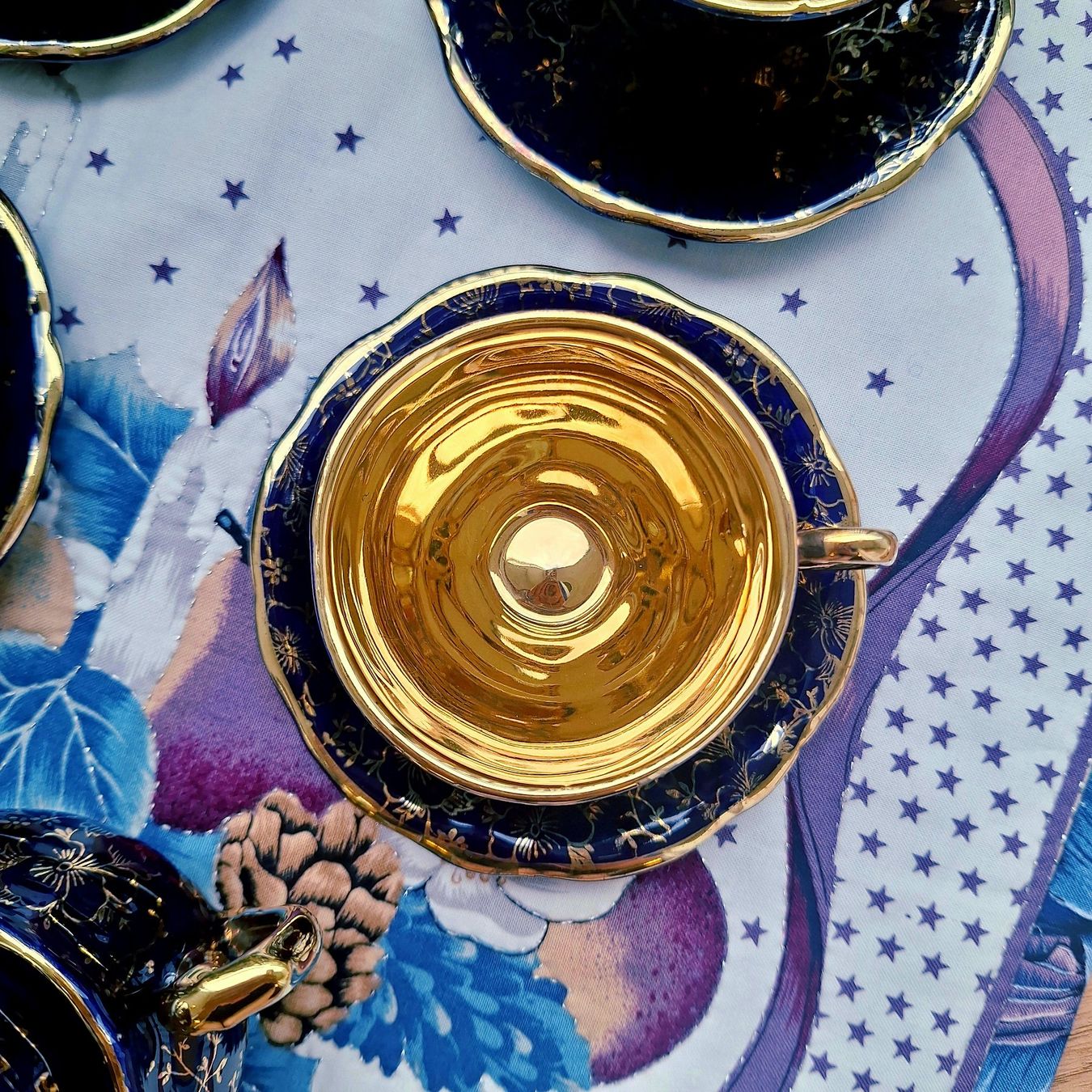 Set di piatti: Service à café "Midnight Gold" | MAYER & WIESAU – Usato da Sion venduto da XeniyaX 5