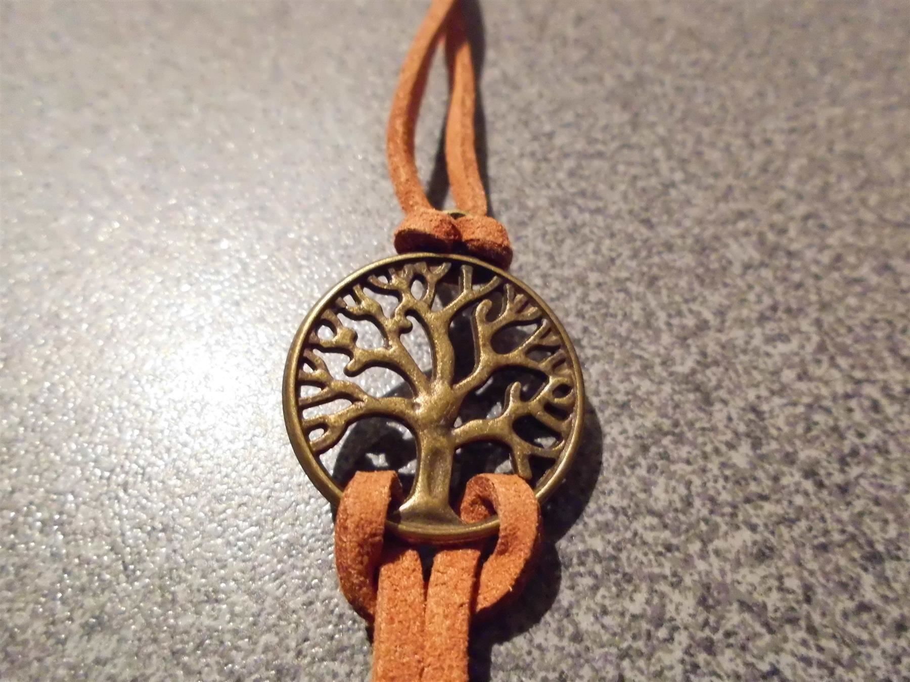 Bracciali & Braccialetti: Armband braun, Lebensbaum – Nuovo e nell'imballaggio originale da Zürich venduto da abraxas1291 1
