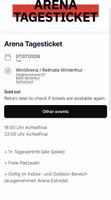 2 Arena Tageseintritt Schweiz 07/07/2026 Winterthur