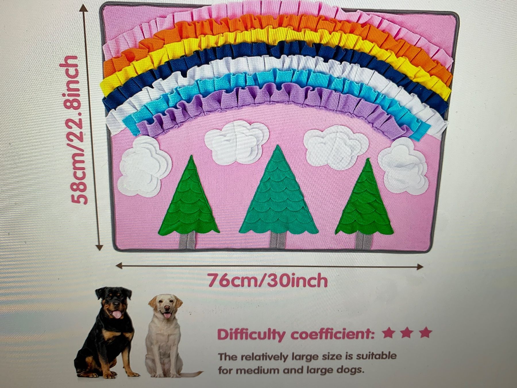 Spielzeug: Hunde schnüffeltepich neu 76 ml 58 cm – Neu und originalverpackt aus Rorschach von charlotte1964 4