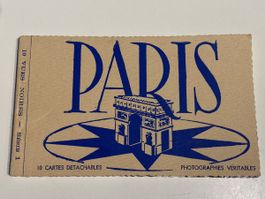 Alte Postkartenserie Paris