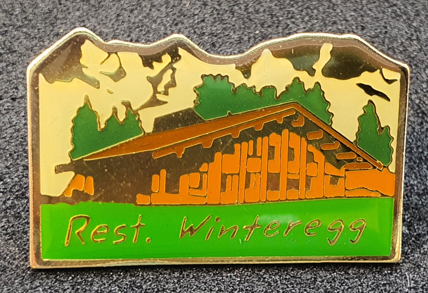 Cartes postales: T720 - Pin Restaurant Winteregg – D'occasion à Reinach BL par Boston-Verkauf 1