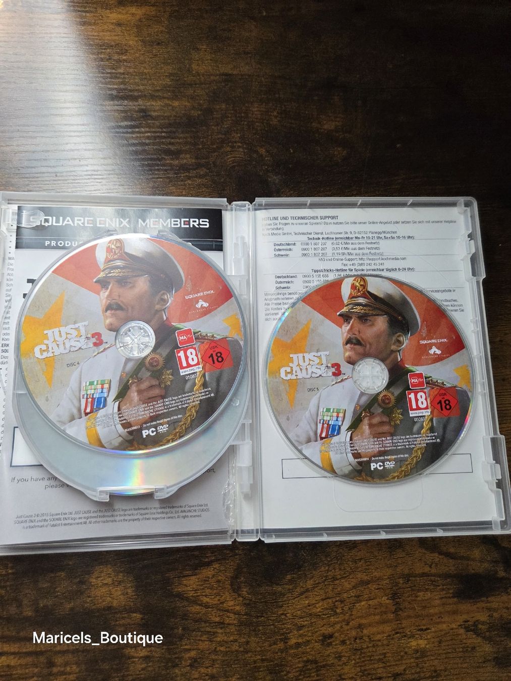 Giochi: PC Game Just Cause 3  5Disc – Usato da Winterthur venduto da Maricels_Boutique 2