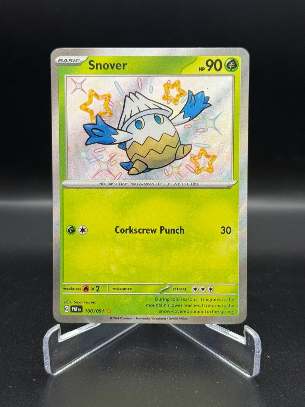 Pokémon Carte collezionabili: Snover (PAF 100) - Shiny – Usato da Birmensdorf ZH venduto da SnorlaxMail