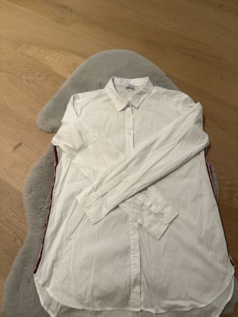 Elegante Damen Bluse, weiss mit Details - Top Zustand!