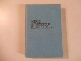 Neue Schweizer Bibliothek Band XXI, 1937, Top Zustand!