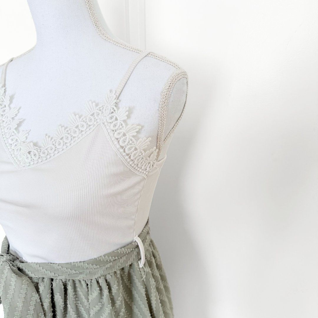 Shein Vestiti: SHEIN Robe Blanche & Verte - Taille S – Usato da Vevey venduto da secondlifevevey 1
