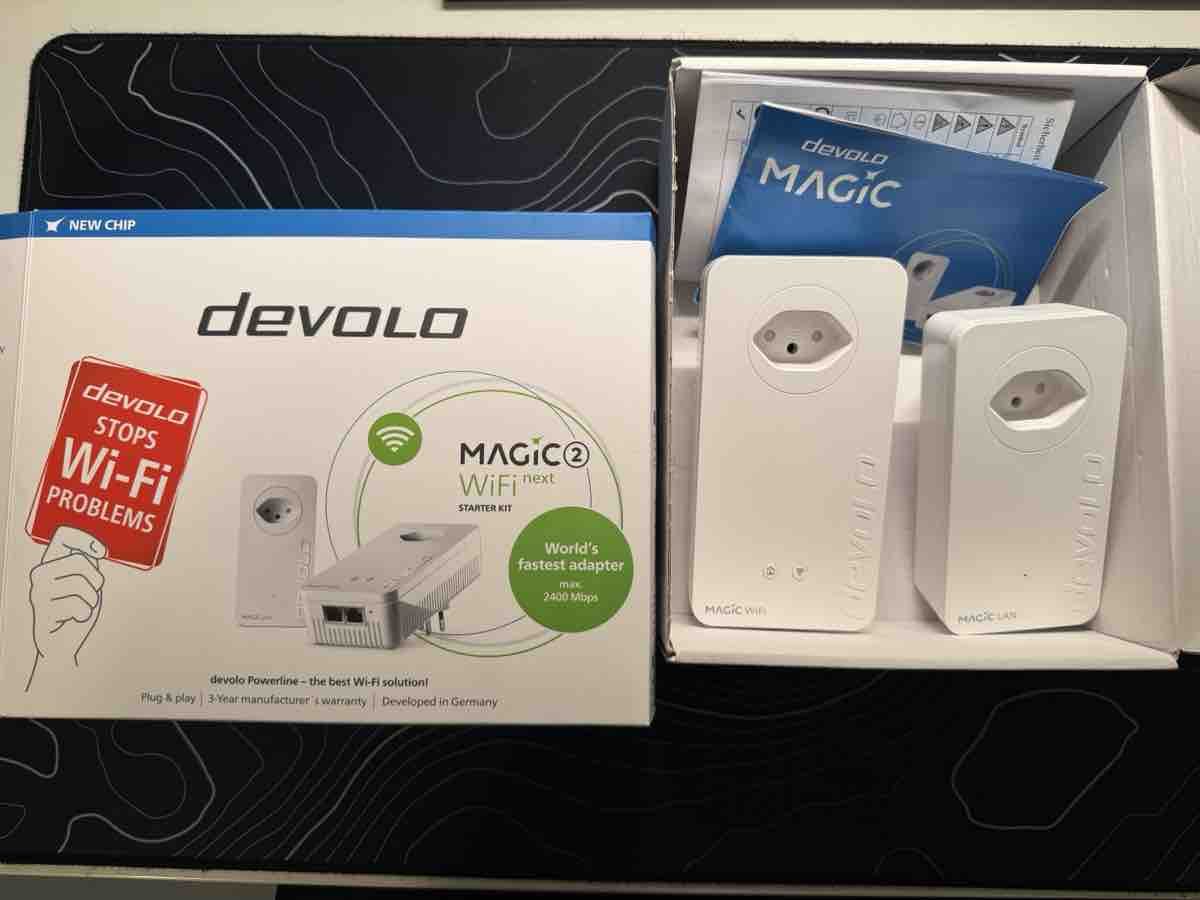 Devolo Lecteurs & Adaptateurs: Devolo Magic 2 WiFi next Starter Kit Powerline neuwertig – D'occasion à Werdenberg par redsixxx