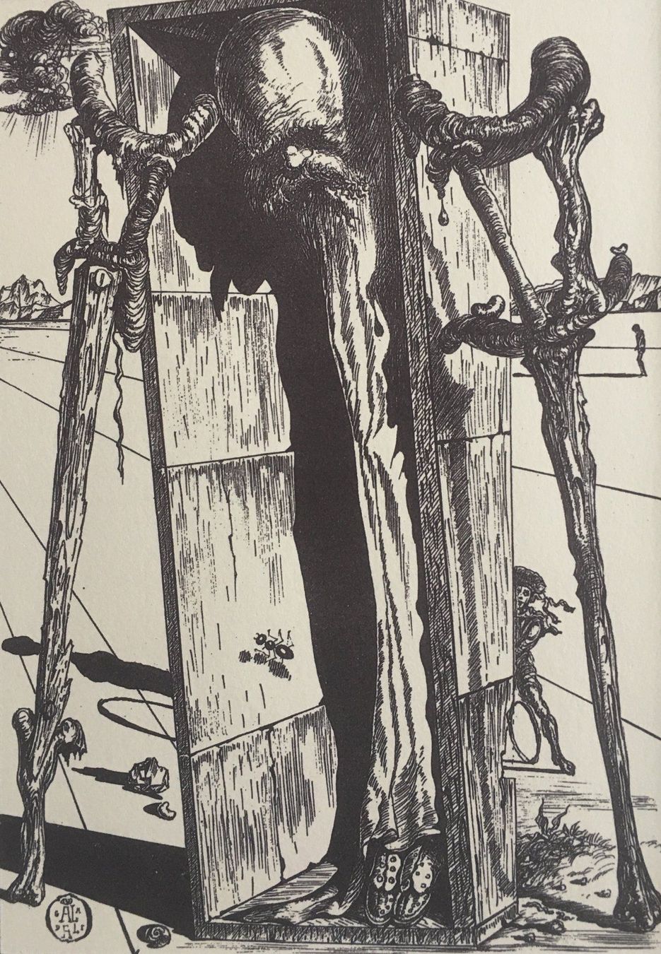 Grafica & Litografie: SALVADOR DALI MS-9/23 "Onkel Celestin" – Usato da Nennigkofen venduto da Sommersonnen