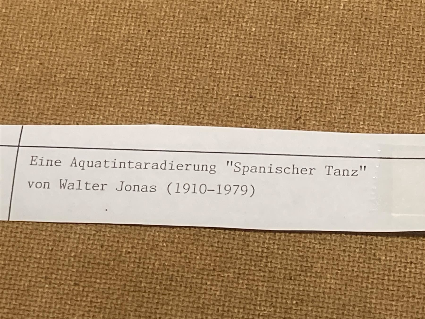 Grafica & Litografie: (g) JONAS Walter 1910-1976 Spanisch Tanz – Usato da Bern venduto da Jwpm66 5