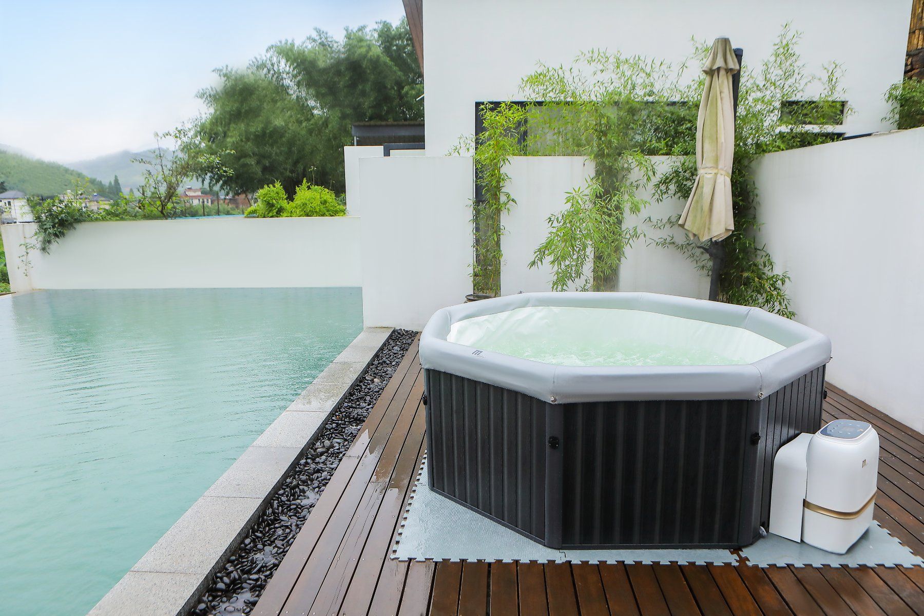 Whirlpool: MSpa Whirlpool Tuscany, 193x193x76cm – Nuovo e nell'imballaggio originale da St. Marein venduto da trade-line-partner 6