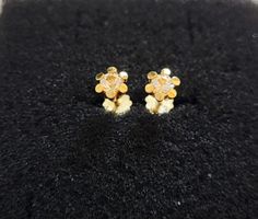 Gold 750 Ohrstecker Mit Steine