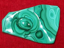 Echte Malachit Schale mit Malachit Ei