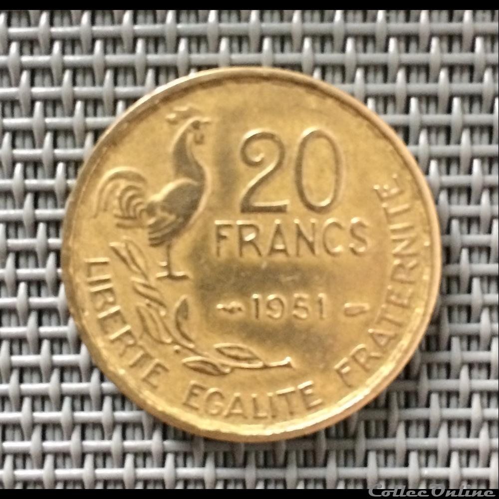 Alle Münzen: 20 Franc Frankreich 1951 – Gebraucht aus Kriens von TSCH1