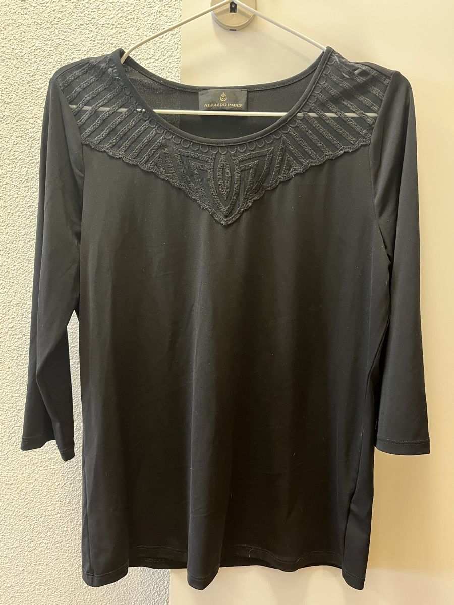Blusen: Alfredo Pauly Bluse schwarz, S, neu – Neu (gemäss Beschreibung) aus Wauwil von nad_ls52