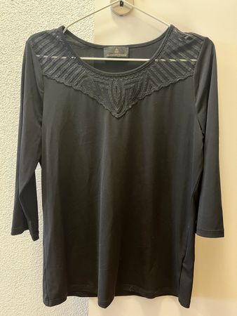 Alfredo Pauly Bluse schwarz, S, neu
