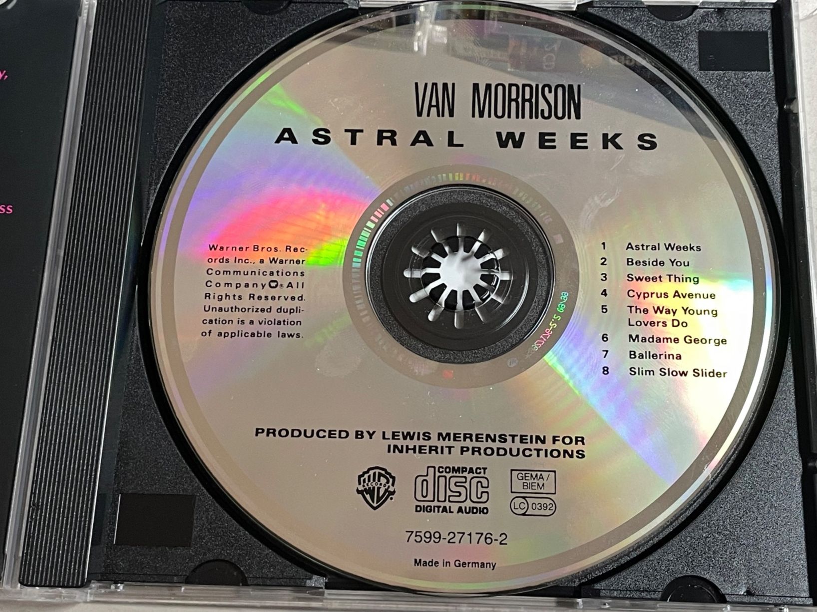 CD: Van Morrison-Astral Weeks-Folk – Usato da Muri b. Bern venduto da AdidasCollector 2