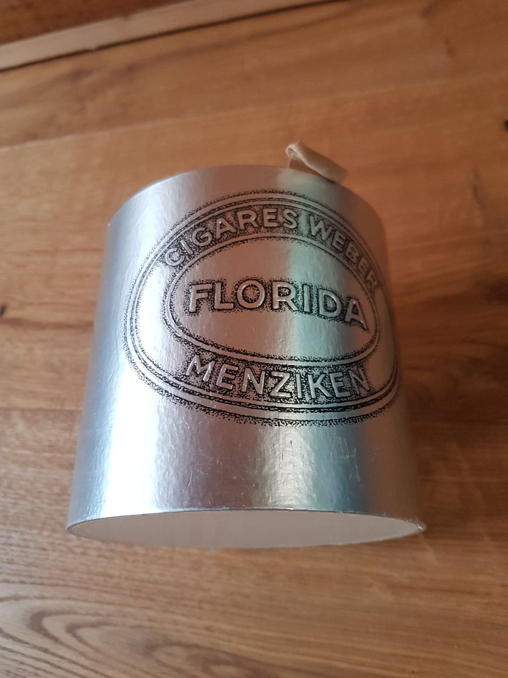 Dosen: runde Zigarren Karton Box Schachtel Weber Cigars Florida – Gebraucht aus Walterswil BE von Lonitti 1